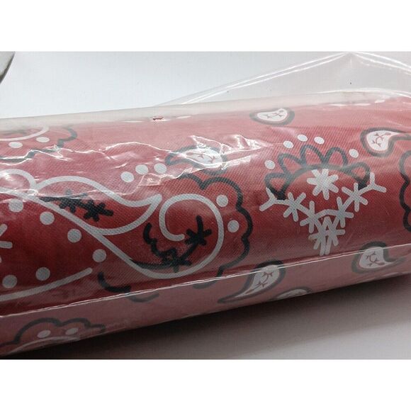 Plastic Tablecloth Roll Art Sewing, Party Supplies Paisley Design NOS - Picture 1 of 5